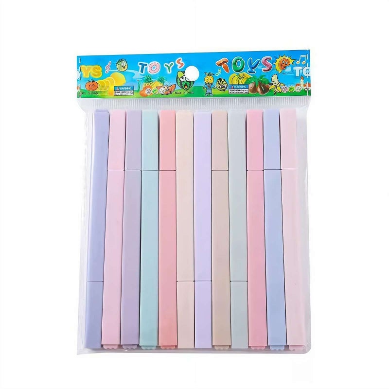 12 Pcs Highlighters Assorted Colors - 12Colors Plastic Bible Highlighter Chisel Tip Cute Highlighters Aesthetic No Bleed Highlighter Pens for Journaling Planner Notes Supplies - Image 1